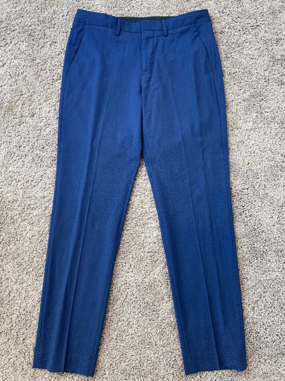Bonobos Athletic Fit Royal Blue Dress Pants Men’s 33x32